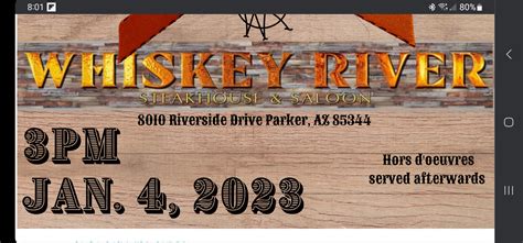 Whiskey River Steakhouse and Saloon. . Whiskey river steakhouse and saloon parker az
